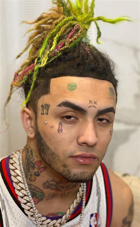 lil pump face tattoo